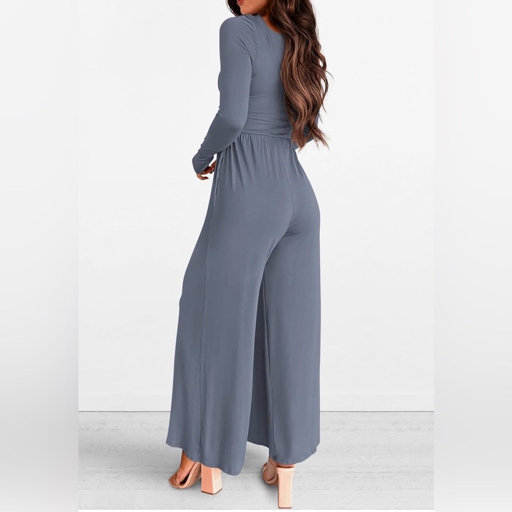 NWOT. Dusty Blue Women's Jumpsuit- S - Picture 3 of 5